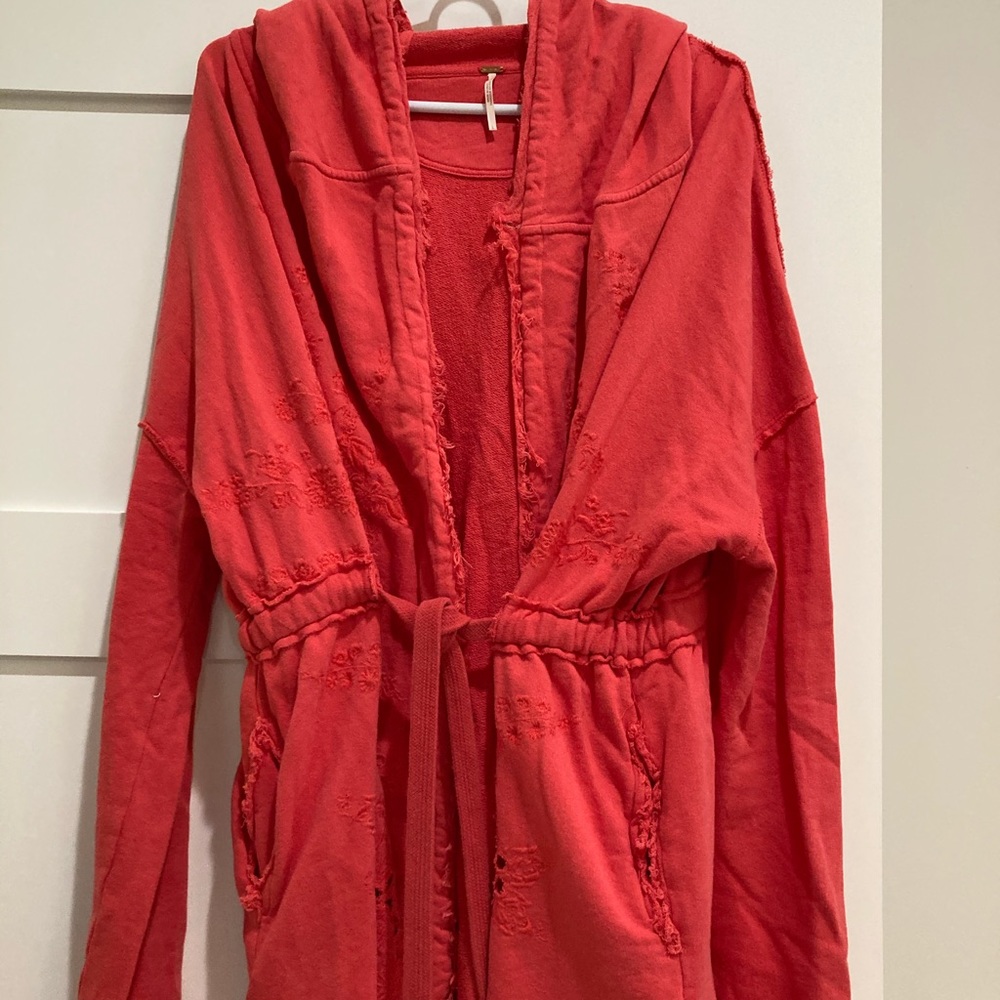 Free People sweatshirt jacket